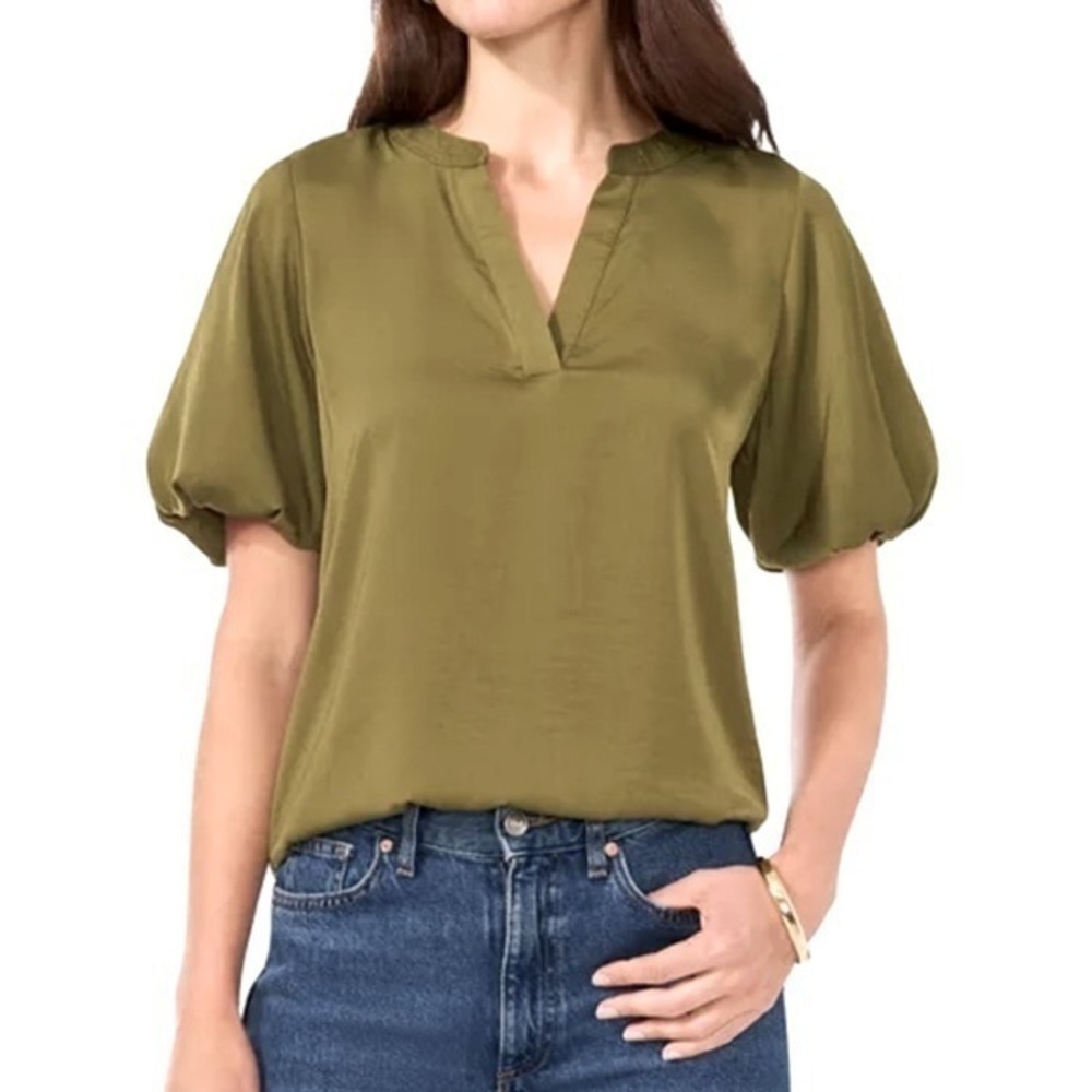 Quarter Puff Sleeve‎ Lightweight Top